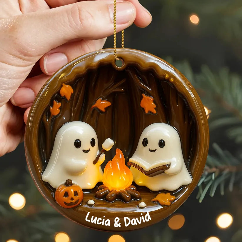 DIY Ghost Campfire Ornament š»š„