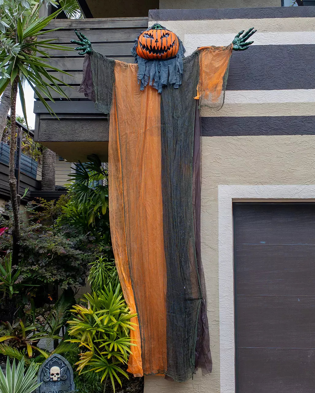 Giant Pumpkin Hanging Decoration With Light 360cm