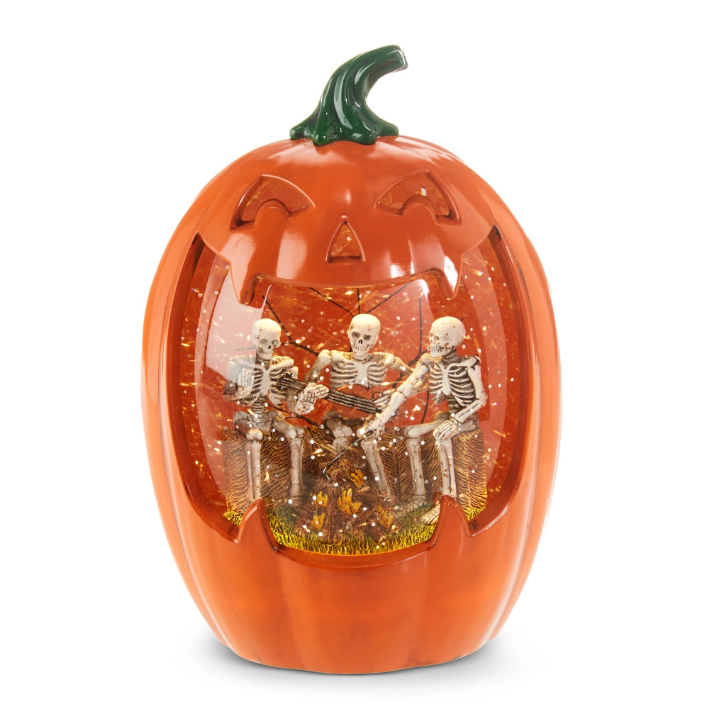 Spooky Fall Duo: 18” Witch & 16” Ghost Figurines